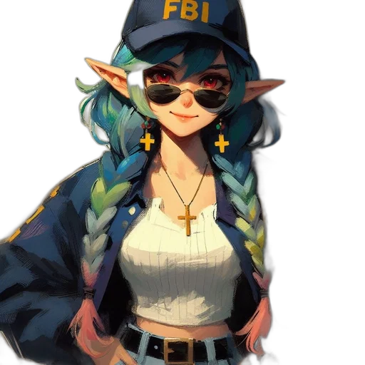 hat, staff, jacket, weapon transparent PNG cut-out