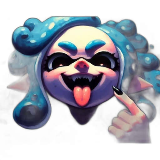 mask, face, creature, staff transparent PNG cut-out