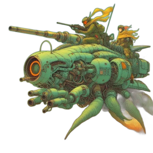 weapon, creature, dragon, robot transparent PNG cut-out
