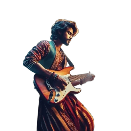 dress, jacket, face, staff transparent PNG cut-out