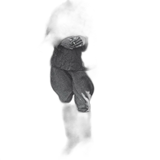 jacket, shoes, staff, mask transparent PNG cut-out