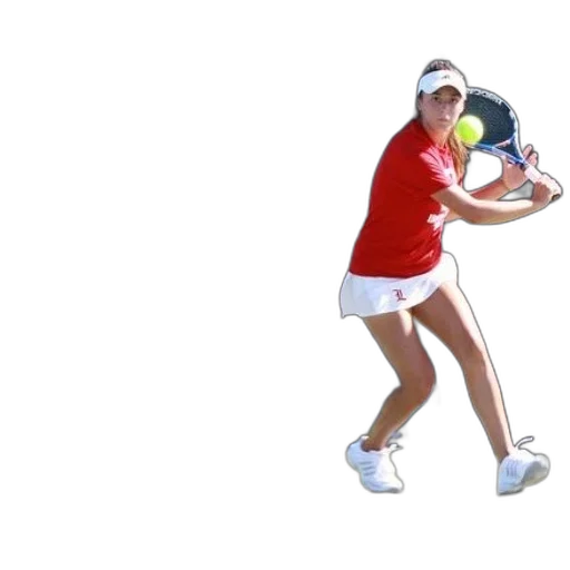 3d render, photorealistic, female, tennis transparent PNG cut-out