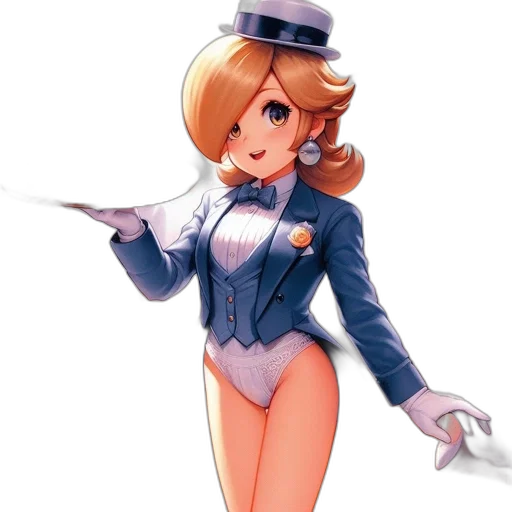 staff, dress, hat, cartoon transparent PNG cut-out