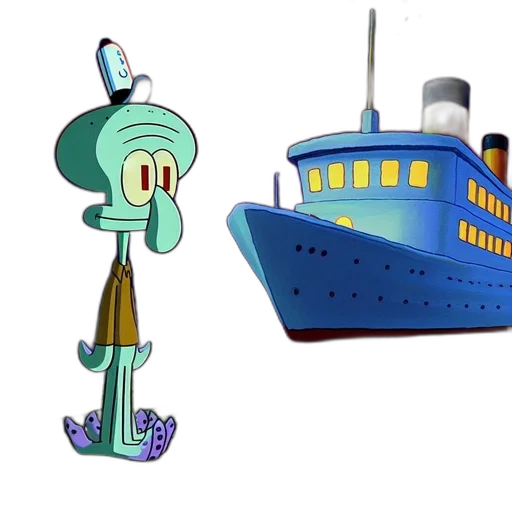 concept art, cartoon, 3d render, underwater transparent PNG cut-out