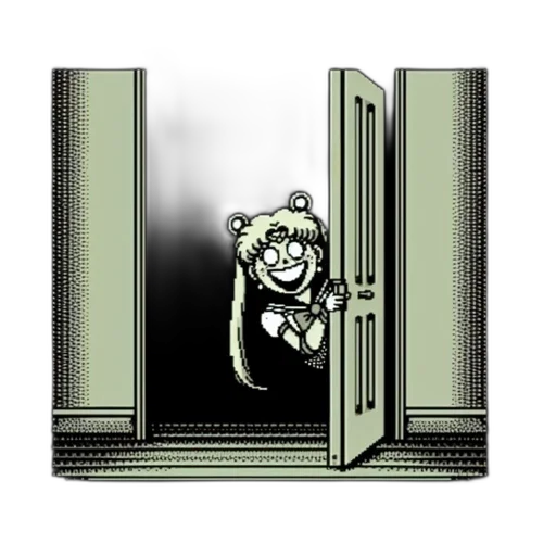 staff, robot, face, comic book art transparent PNG cut-out
