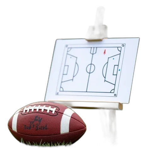 football, placed, grassy, field transparent PNG cut-out