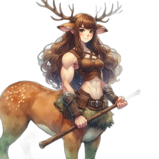 staff, animal, fantasy art, concept art transparent PNG cut-out
