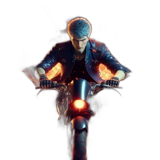 jacket, weapon, robot, sword transparent PNG cut-out
