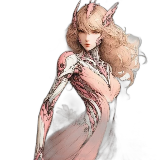 dress, fantasy art, concept art, comic book art transparent PNG cut-out