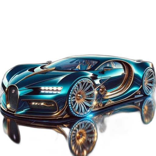 car, 3d render, concept art, photorealistic transparent PNG cut-out