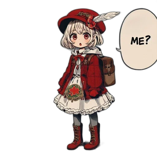 hat, weapon, staff, creature transparent PNG cut-out