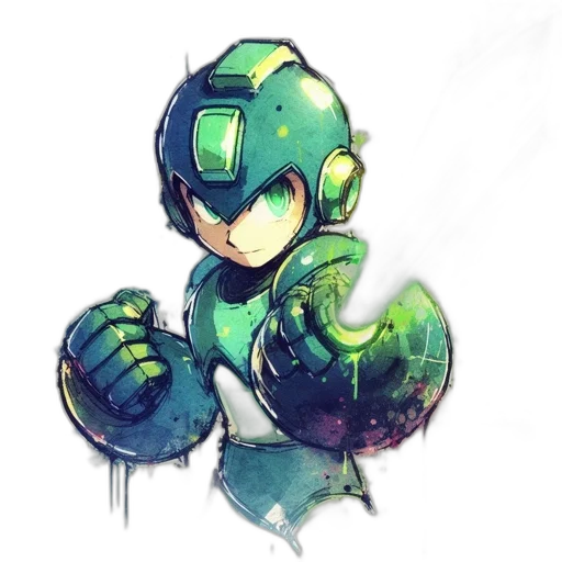 robot, weapon, concept art, watercolor transparent PNG cut-out