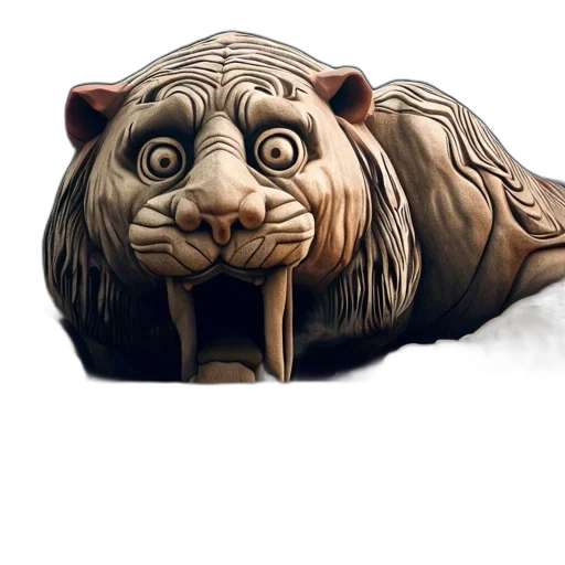 animal, creature, face, mask transparent PNG cut-out