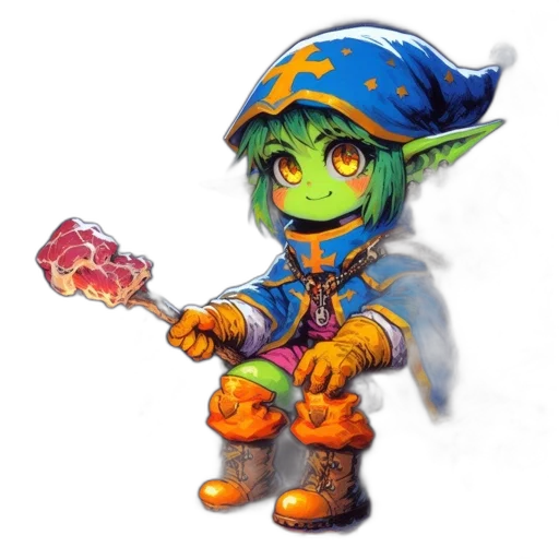 staff, weapon, food, fantasy art transparent PNG cut-out
