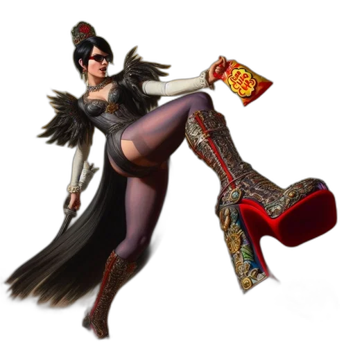 shoes, staff, weapon, concept art transparent PNG cut-out