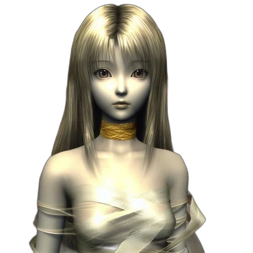 face, hair, mask, dress transparent PNG cut-out