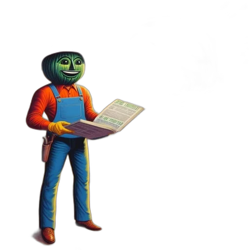 robot, staff, mask, concept art transparent PNG cut-out