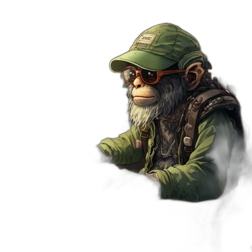 animal, creature, jacket, concept art transparent PNG cut-out