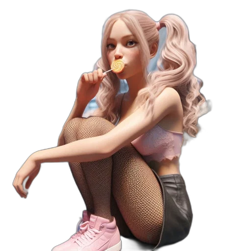 shoes, face, dress, concept art transparent PNG cut-out