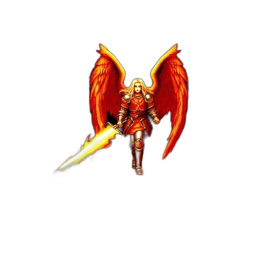staff, dragon, weapon, pixel art transparent PNG cut-out