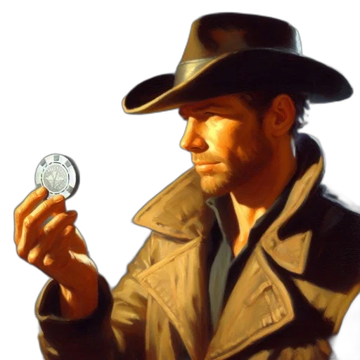 jacket, hat, weapon, jewelry transparent PNG cut-out