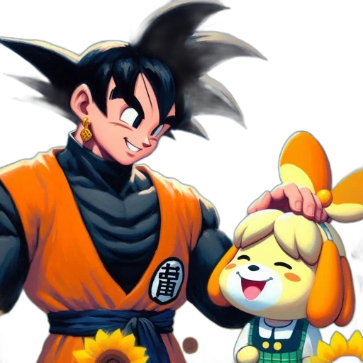 staff, concept art, anime, 3d render transparent PNG cut-out