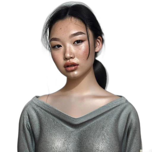 dress, jewelry, face, jacket transparent PNG cut-out