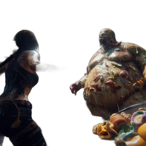 food, creature, mask, concept art transparent PNG cut-out