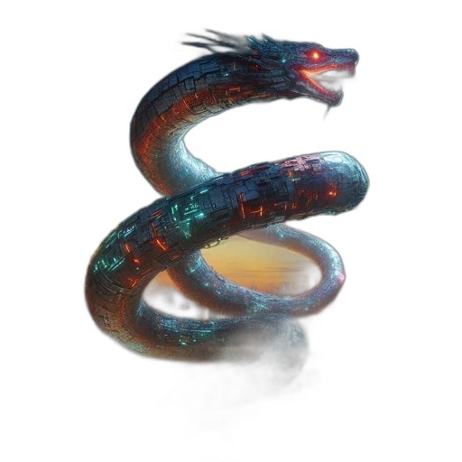 dragon, jewelry, creature, staff transparent PNG cut-out