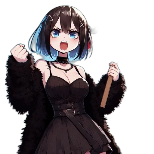 dress, staff, weapon, sword transparent PNG cut-out