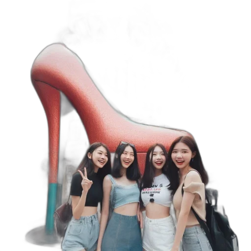 shoes, weapon, dress, bottle transparent PNG cut-out