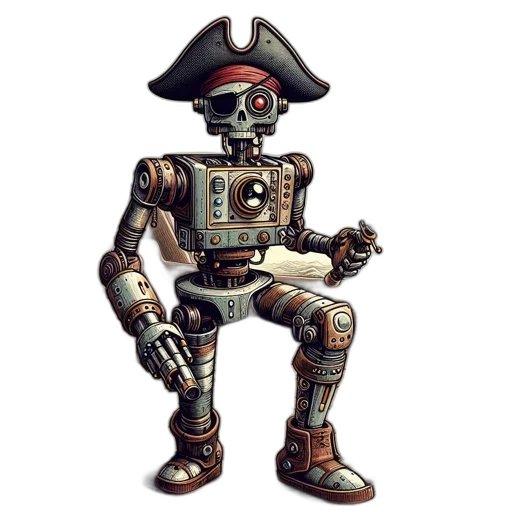 robot, staff, weapon, pixel art transparent PNG cut-out