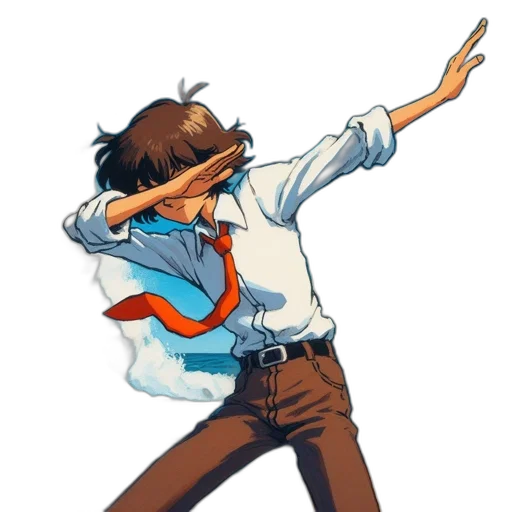 jacket, staff, robot, mask transparent PNG cut-out