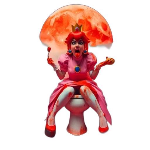 crown, mask, 3d render, concept art transparent PNG cut-out