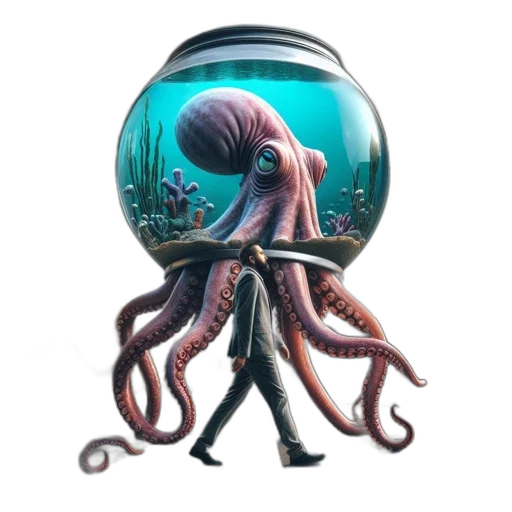 creature, animal, staff, robot transparent PNG cut-out
