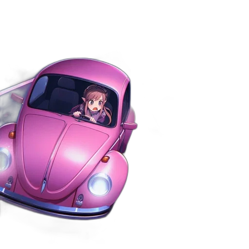 car, concept art, 3d render, anime transparent PNG cut-out