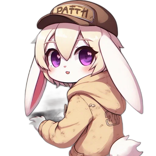 hat, staff, jacket, animal transparent PNG cut-out
