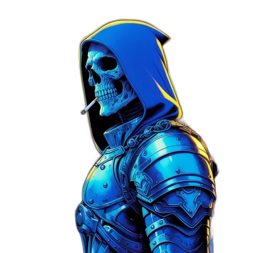 mask, sword, face, jacket transparent PNG cut-out