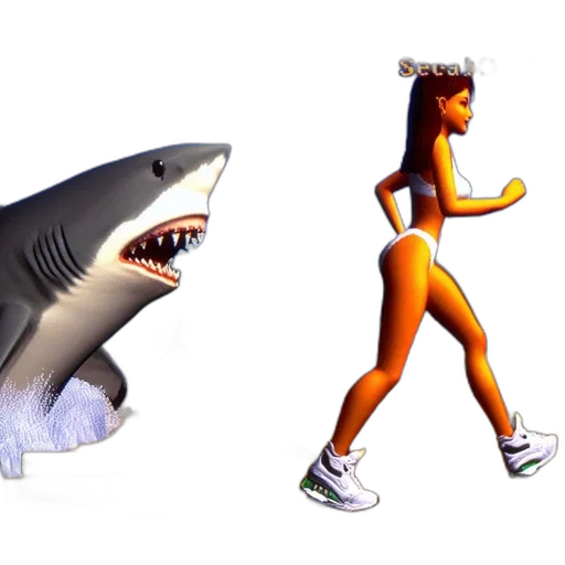 creature, concept art, 3d render, vaporwave transparent PNG cut-out