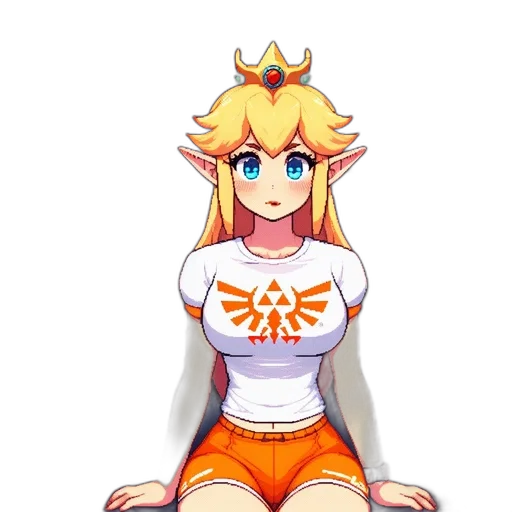 crown, dress, staff, animal transparent PNG cut-out