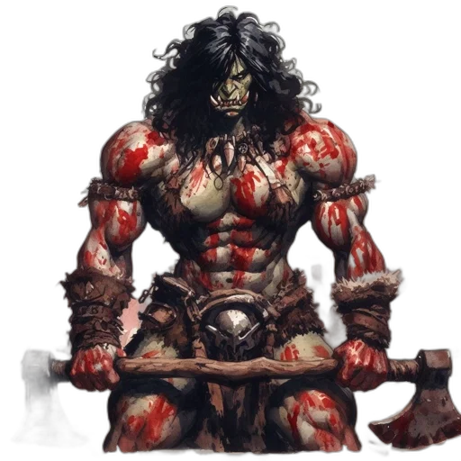 concept art, fantasy art, comic book art, pixel art transparent PNG cut-out