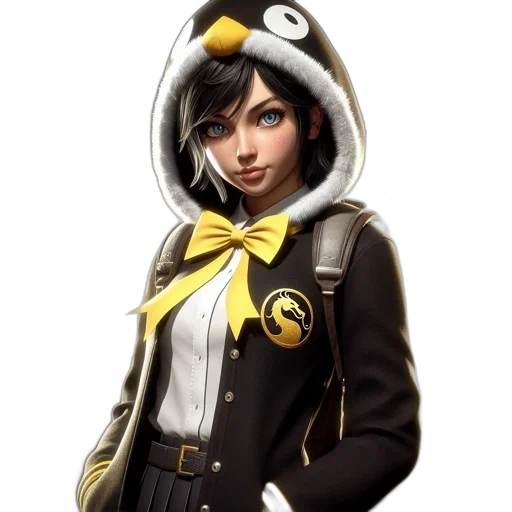 jacket, staff, face, animal transparent PNG cut-out