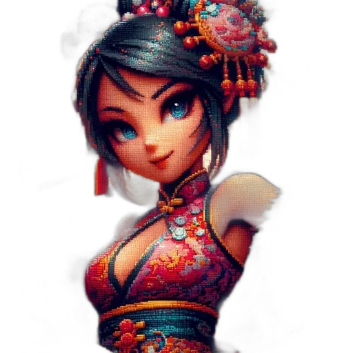 dress, face, robot, flower transparent PNG cut-out