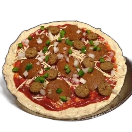 food, 3d render, photorealistic, pizza transparent PNG cut-out