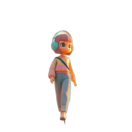 robot, staff, dress, creature transparent PNG cut-out