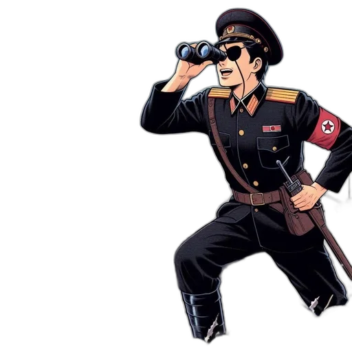 jacket, weapon, staff, concept art transparent PNG cut-out