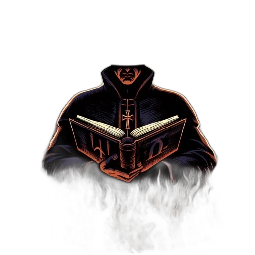 jacket, mask, staff, crown transparent PNG cut-out