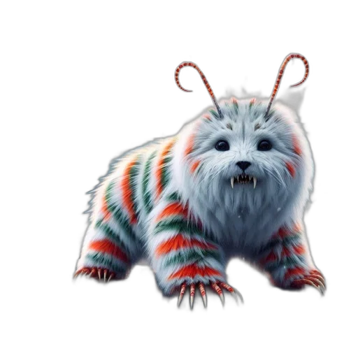 creature, animal, dragon, staff transparent PNG cut-out
