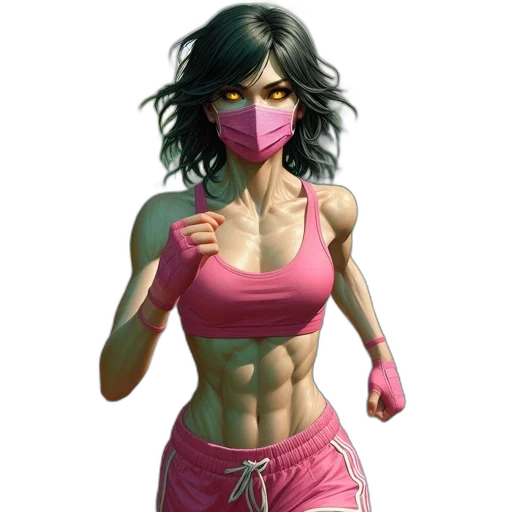 mask, concept art, comic book art, fantasy art transparent PNG cut-out