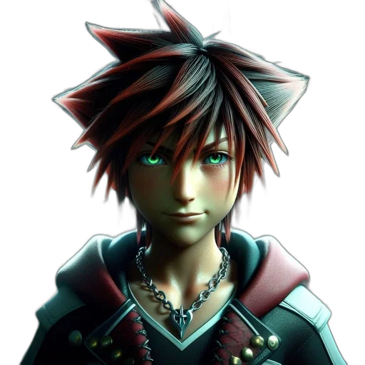 face, staff, 3d render, fantasy art transparent PNG cut-out